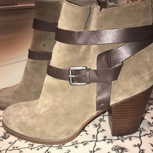 Ivanka Trump suede booties